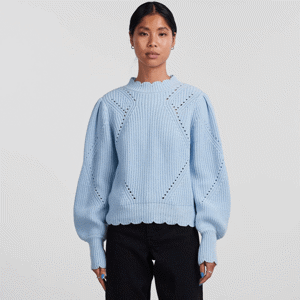 Pieces Fiola Long Sleeve High Neck Knit